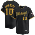 Fenge P.Pirates #10 Bryan Reynolds Player Black Alt Home Limited Stitched Jerseys