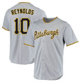 Fenge P.Pirates #10 Bryan Reynolds Player Gray Road Home Game Stitched Jerseys