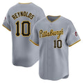 Fenge P.Pirates #10 Bryan Reynolds Player Gray Road Home Limited Stitched Jerseys
