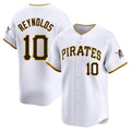 Fenge P.Pirates #10 Bryan Reynolds Player White Home Limited Stitched Jerseys