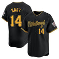 Fenge P.Pirates #14 Joey Bart Player Black Alt Home Limited Stitched Jerseys