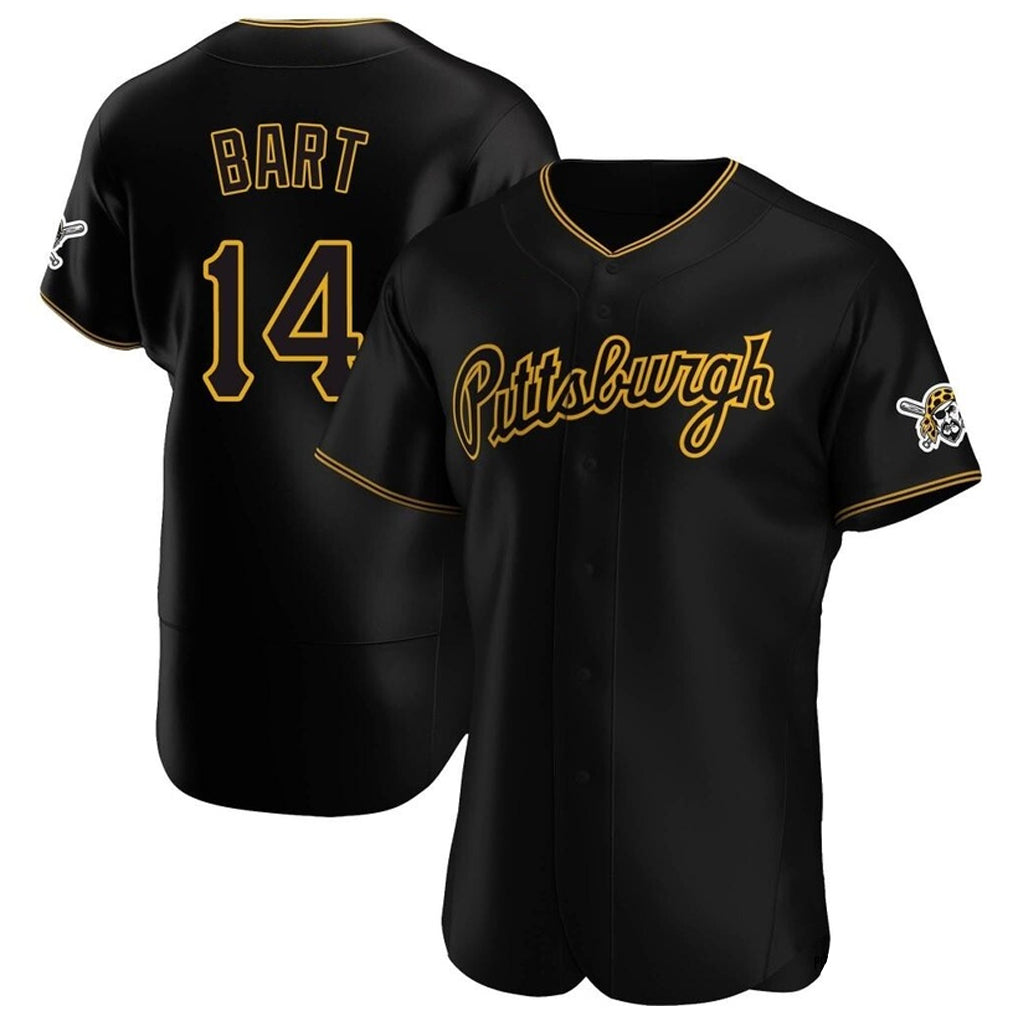 Fenge P.Pirates #14 Joey Bart Player Black Home Limited Elite Stitched Jerseys