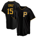 Fenge P.Pirates #15 Oneil Cruz Player Black Alternate 2025 Home Game Stitched Jerseys