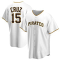 Fenge P.Pirates #15 Oneil Cruz Player White Home Game Stitched Jerseys