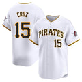 Fenge P.Pirates #15 Oneil Cruz Player White Home Limited Stitched Jerseys