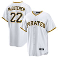 Fenge P.Pirates #22 Andrew McCutchen Player White Home Game Stitched Jerseys