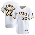 Fenge P.Pirates #22 Andrew McCutchen Player White Home Limited Stitched Jerseys