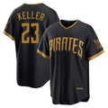 Fenge P.Pirates #23 Mitch Keller Player Black 2026 City Connect Home Game Stitched Jerseys