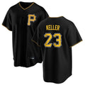 Fenge P.Pirates #23 Mitch Keller Player Black Home Game Stitched Jerseys