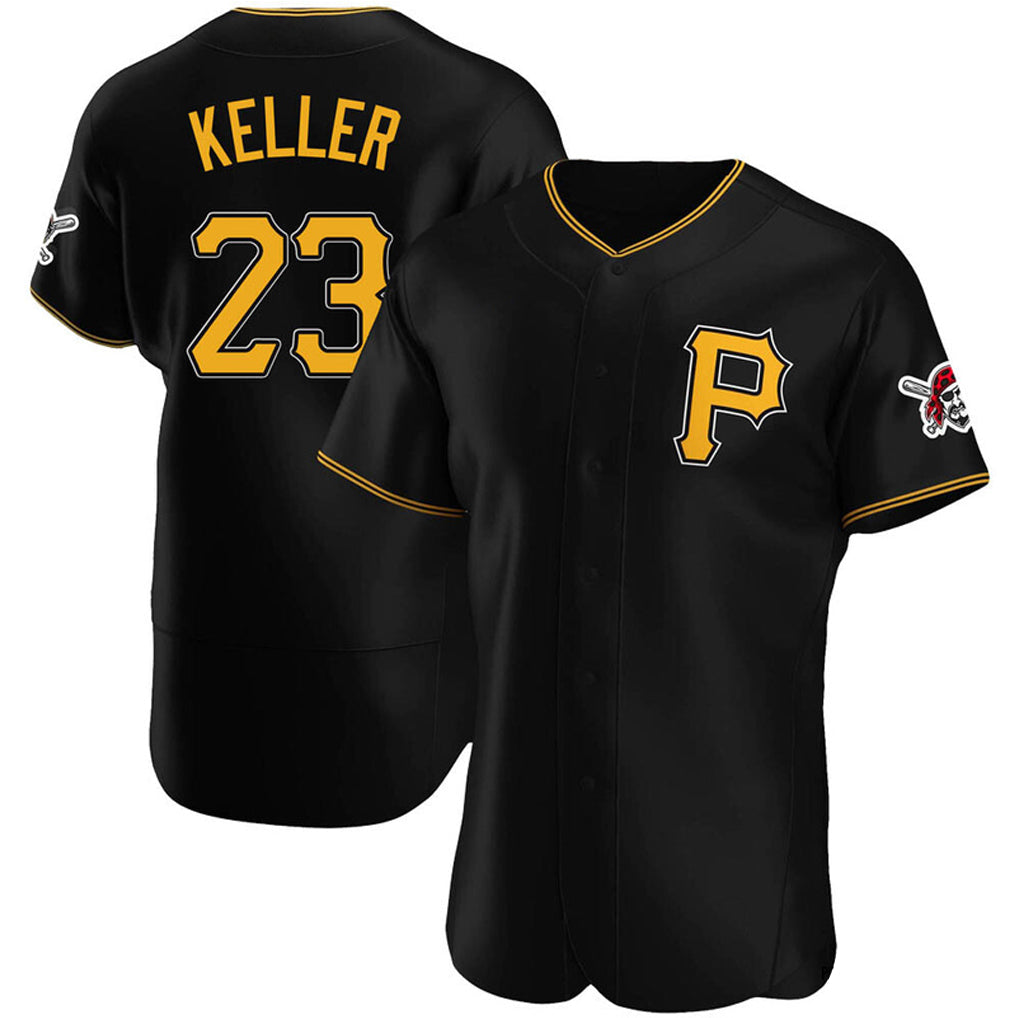Fenge P.Pirates #23 Mitch Keller Player Black Home Limited Elite Stitched Jerseys