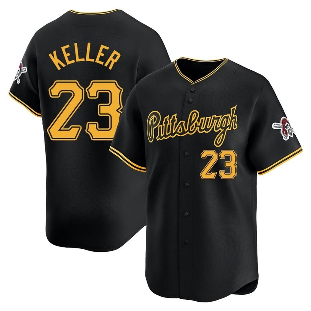 Fenge P.Pirates #23 Mitch Keller Player Black Home Limited Stitched Jerseys