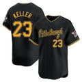 Fenge P.Pirates #23 Mitch Keller Player Black Home Limited Stitched Jerseys