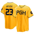 Fenge P.Pirates #23 Mitch Keller Player Gold City Connect Home Game Stitched Jerseys