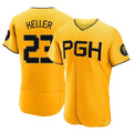 Fenge P.Pirates #23 Mitch Keller Player Gold City Connect Home Limited Elite Stitched Jerseys