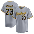 Fenge P.Pirates #23 Mitch Keller Player Gray Road Home Limited Stitched Jerseys