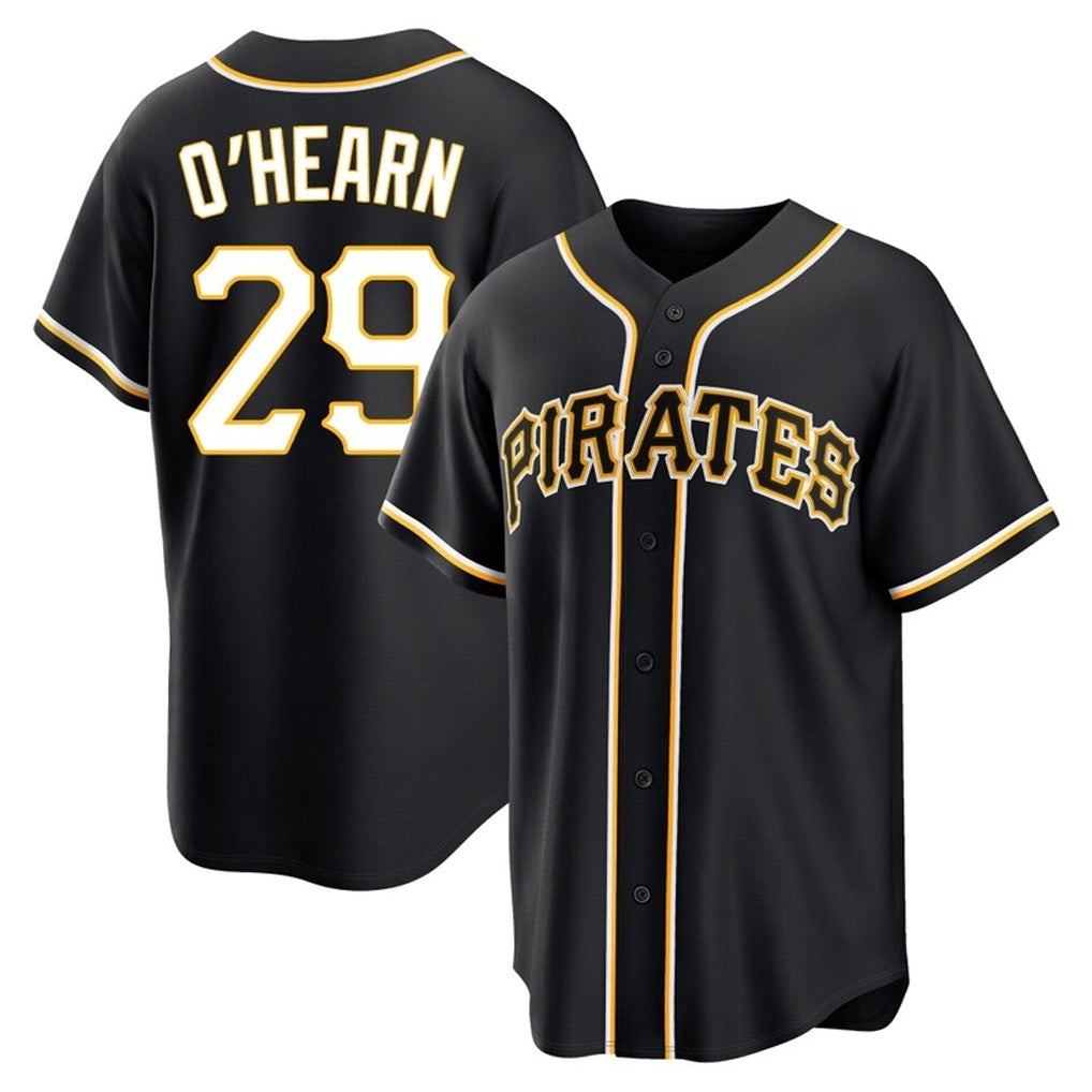 Fenge P.Pirates #29 Ryan O?¡®Hearn Player Black Fashion Out Home Game Stitched Jerseys