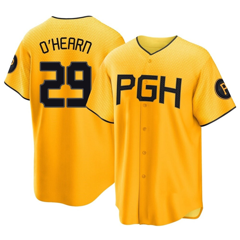 Fenge P.Pirates #29 Ryan O?¡®Hearn Player Gold City Connect Home Game Stitched Jerseys