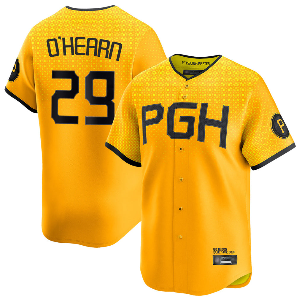Fenge P.Pirates #29 Ryan O?¡®Hearn Player Gold City Connect Home Limited Stitched Jerseys