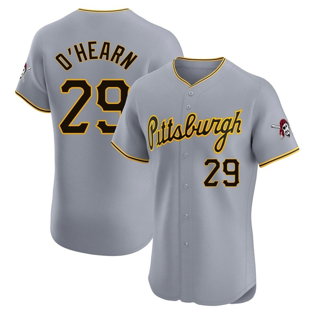 Fenge P.Pirates #29 Ryan O?¡®Hearn Player Gray Road Home Limited Elite Stitched Jerseys