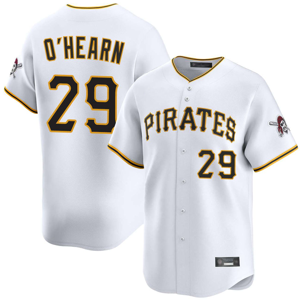 Fenge P.Pirates #29 Ryan O'Hearn Player White Home Limited Stitched Jerseys