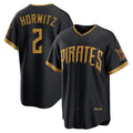 Fenge P.Pirates #2 Spencer Horwitz Player Black 2026 City Connect Home Limited Stitched Jerseys