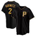 Fenge P.Pirates #2 Spencer Horwitz Player Black Alternate 2025 Home Game Stitched Jerseys