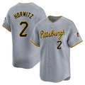 Fenge P.Pirates #2 Spencer Horwitz Player Gray Road Home Limited Stitched Jerseys