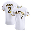 Fenge P.Pirates #2 Spencer Horwitz Player White Home Limited Elite Stitched Jerseys