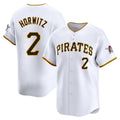 Fenge P.Pirates #2 Spencer Horwitz Player White Home Limited Stitched Jerseys