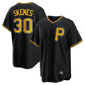 Fenge P.Pirates #30 Paul Skenes Player Black Alternate 2025 Home Game Stitched Jerseys
