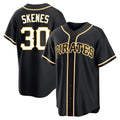 Fenge P.Pirates #30 Paul Skenes Player Black Fashion Out Home Game Stitched Jerseys