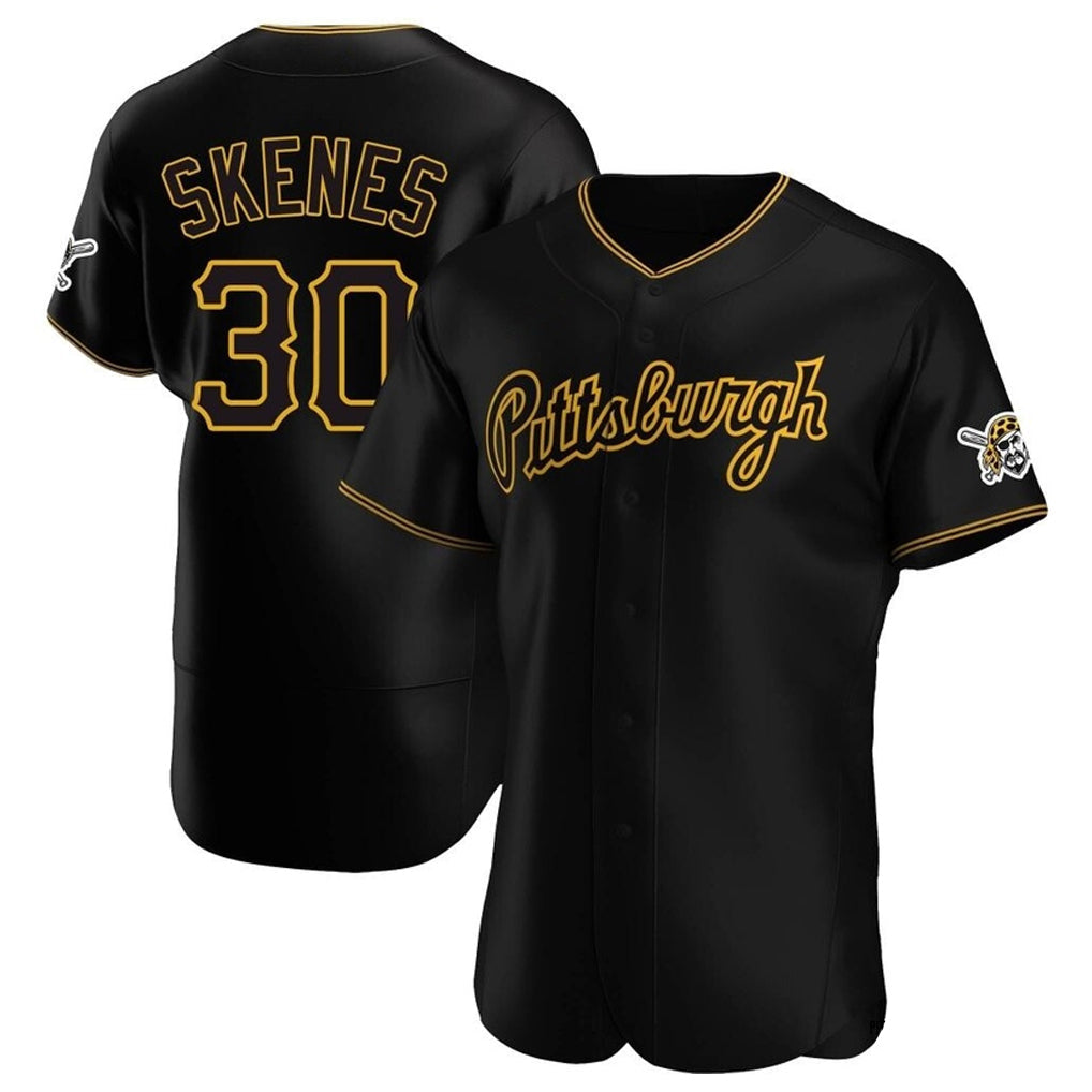 Fenge P.Pirates #30 Paul Skenes Player Black Home Limited Elite Stitched Jerseys