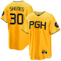 Fenge P.Pirates #30 Paul Skenes Player Gold City Connect Home Limited Stitched Jerseys