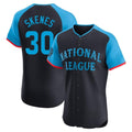Fenge P.Pirates #30 Paul Skenes Player Navy National League All-Star Home Limited Elite Stitched Jerseys