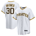 Fenge P.Pirates #30 Paul Skenes Player White Home Game Stitched Jerseys