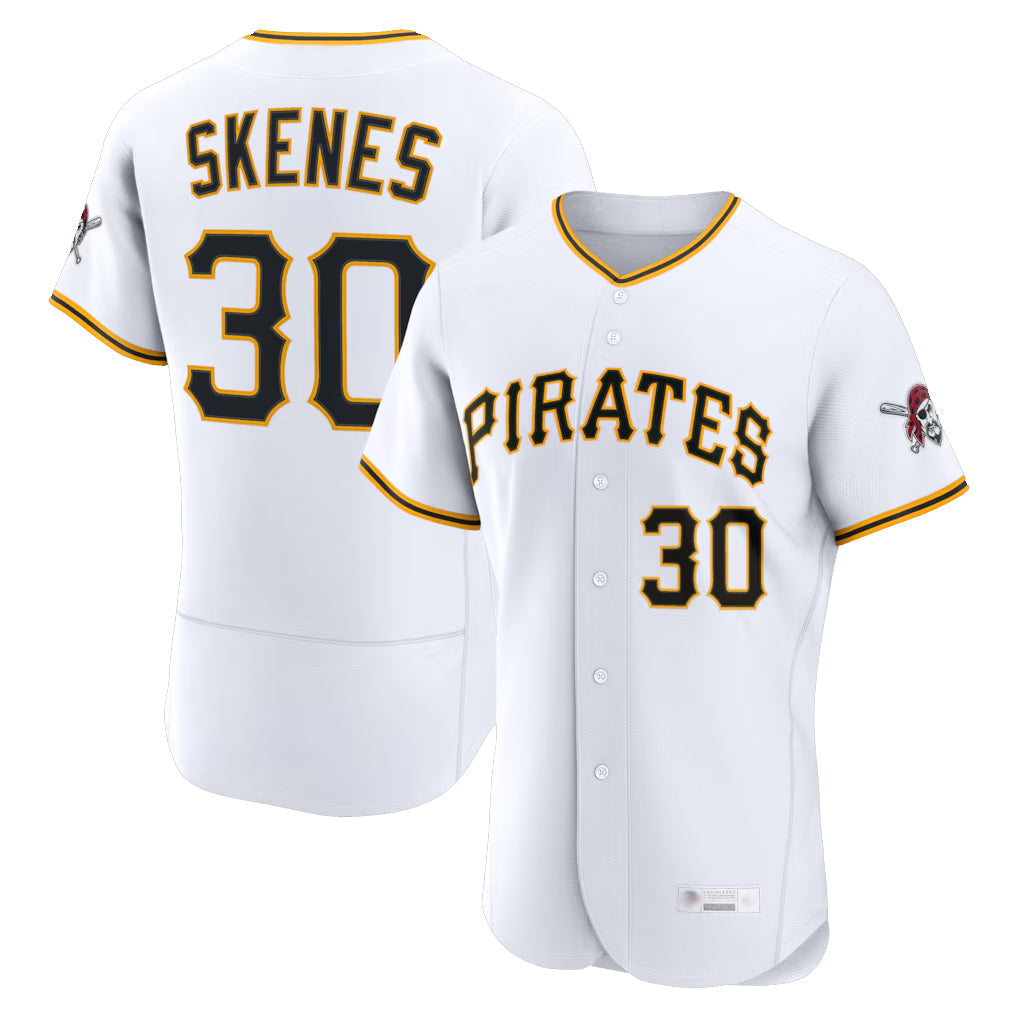 Fenge P.Pirates #30 Paul Skenes Player White Home Limited Elite Stitched Jerseys