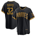 Fenge P.Pirates #32 Henry Davis Player Black 2026 City Connect Home Game Stitched Jerseys