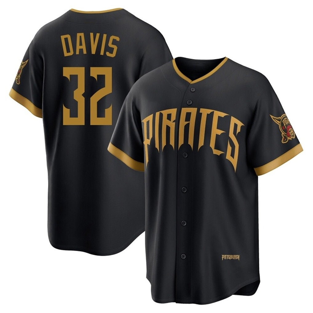 Fenge P.Pirates #32 Henry Davis Player Black 2026 City Connect Home Game Stitched Jerseys