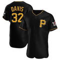 Fenge P.Pirates #32 Henry Davis Player Black Alternate 2025 Home Limited Elite Stitched Jerseys