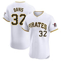 Fenge P.Pirates #32 Henry Davis Player White Home Limited Elite Stitched Jerseys