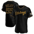Fenge P.Pirates #55 Jason Delay Player Black Home Limited Elite Stitched Jerseys