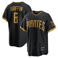 Fenge P.Pirates #6 Konnor Griffin Player Black 2026 City Connect Home Game Stitched Jerseys