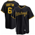 Fenge P.Pirates #6 Konnor Griffin Player Black Alt Home Game Stitched Jerseys