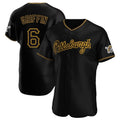 Fenge P.Pirates #6 Konnor Griffin Player Black Home Limited Elite Stitched Jerseys