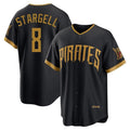 Fenge P.Pirates #8 Willie Stargell Player Black 2026 City Connect Home Limited Stitched Jerseys
