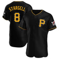 Fenge P.Pirates #8 Willie Stargell Player Black Alternate 2025 Home Limited Elite Stitched Jerseys