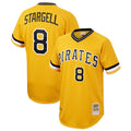 Fenge P.Pirates #8 Willie Stargell Player Gold Mitchell & Ness Cooperstown Collection 1979 Limited Stitched Jerseys