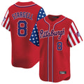 Fenge P.Pirates #8 Willie Stargell Player Red 2025 Independence Day Vapor Premier Limited Stitched Jerseys