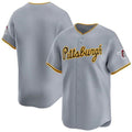 Fenge P.Pirates Blank Player Gray Road Home Limited Stitched Jerseys