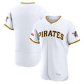 Fenge P.Pirates Blank Player White Home Limited Elite Stitched Jerseys